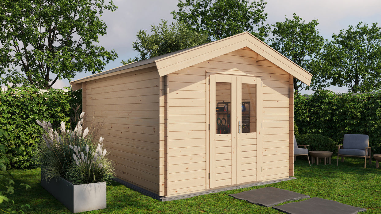 Lugarde Select - Suffolk Apex Roof Log Cabin 300x400cm