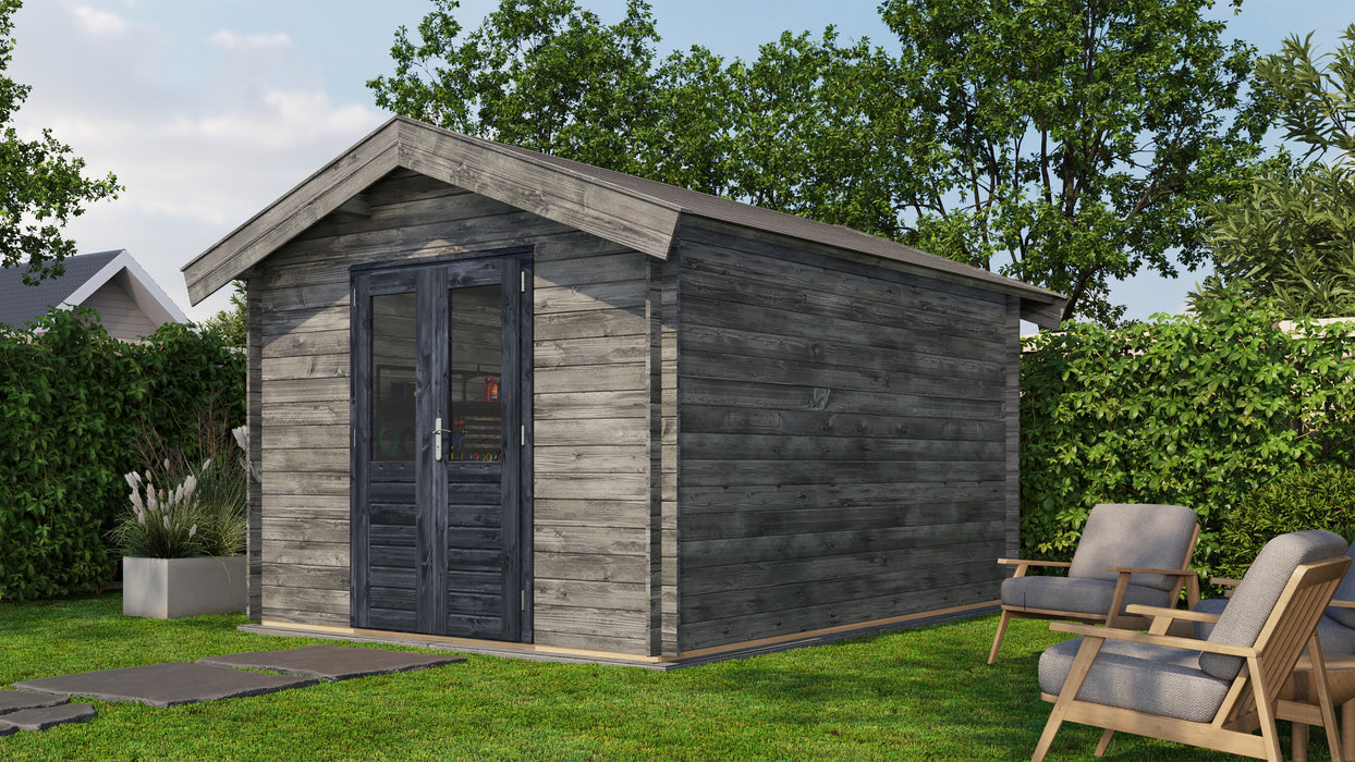 Lugarde Select - Suffolk Apex Roof Log Cabin 300x400cm