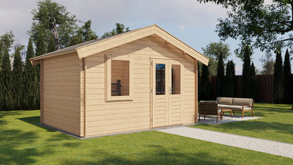 Lugarde Select - Avon Apex Roof Log Cabin 400x300cm