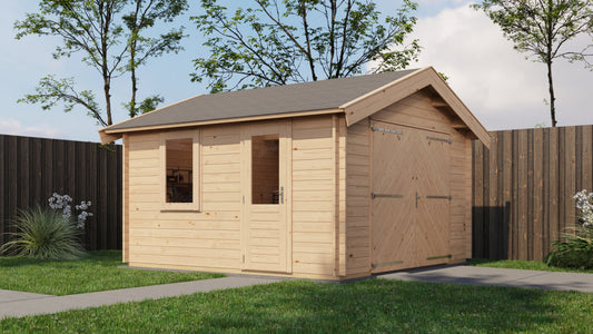 Lugarde Select - Lundy Apex Roof Log Cabin 400x400cm