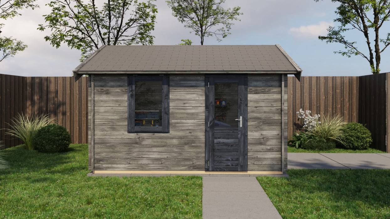 Lugarde Select - Lundy Apex Roof Log Cabin 400x400cm