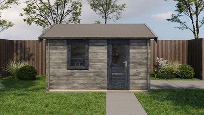 Lugarde Select - Lundy Apex Roof Log Cabin 400x400cm