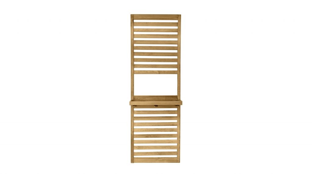 Slatted Wall Planter 1 Shelf