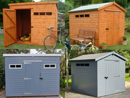 Security Shed 12'x10' with Pent or Apex Roof