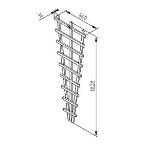 Forest Heavy Duty Fan Trellis - 183 x 66cm