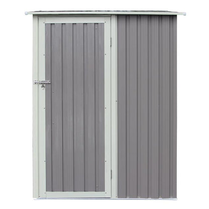 Rowlinson Trentvale Metal Pent Shed 5'x3' - Light Grey