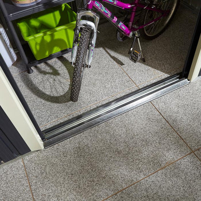 Rowlinson Trentvale Metal Pent Shed 8'x4' - Dark Grey