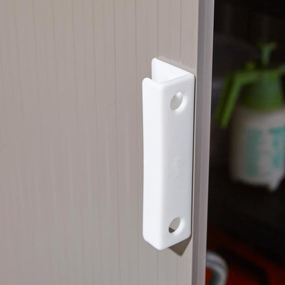 Rowlinson Trentvale Metal Pent Shed 8'x4' - Light Grey