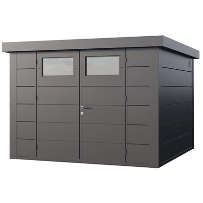 Telluria Eleganto Heavy Duty Steel Shed - 3m x 3m (10x10ft)