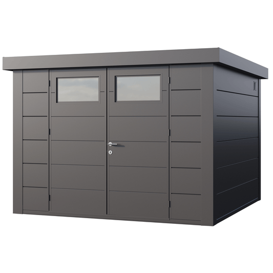 Telluria Eleganto Heavy Duty Steel Shed - 3m x 3m (10x10ft)