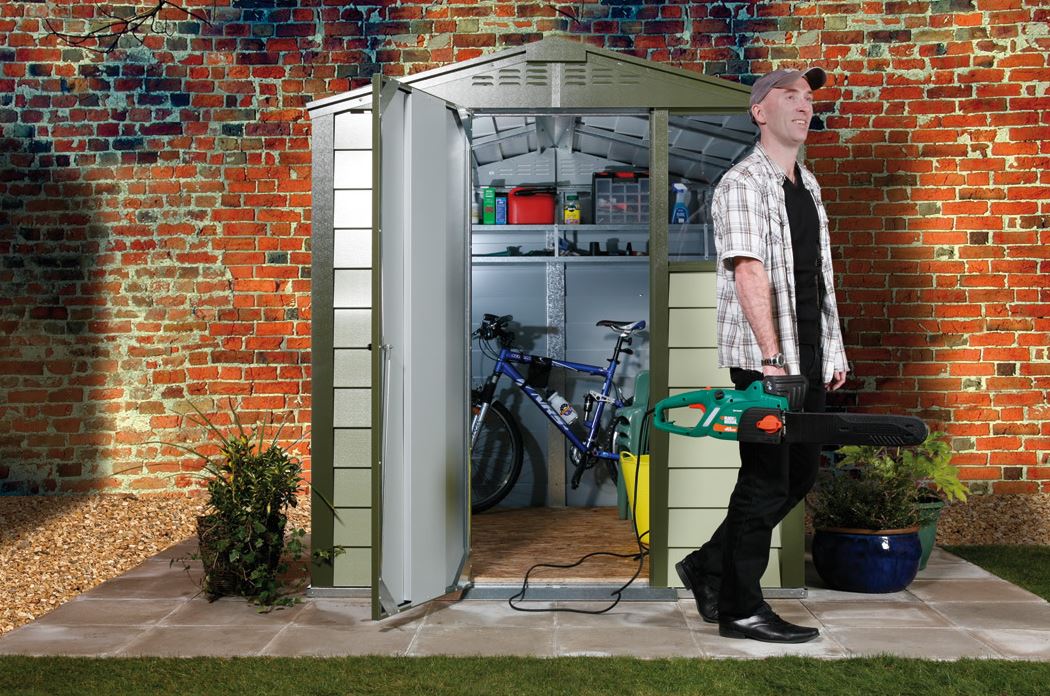 Trimetal Titan 640 Metal shed 6'x4'6