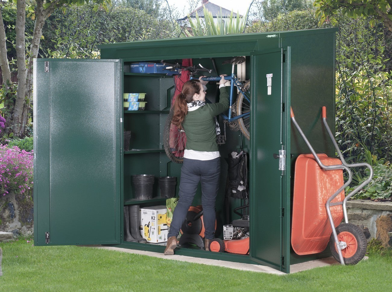 ASGARD Trojan Plus Combined Garden & Bike Shed 7'x3'