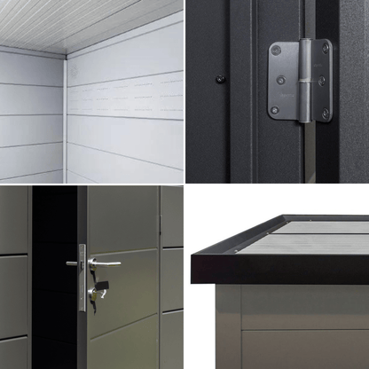 Telluria Luminato Steel Garden Room - 2.4m x 2.4m (8x8ft)