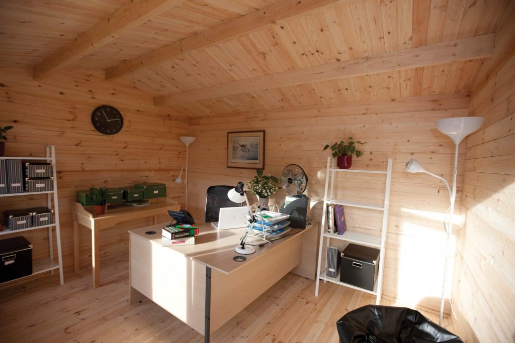 Forest Chiltern 4.0m x 3.0m Log Cabin - Apex Roof, Double Glazed