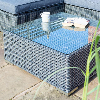 Vienna Lounger Set - Grey Weave