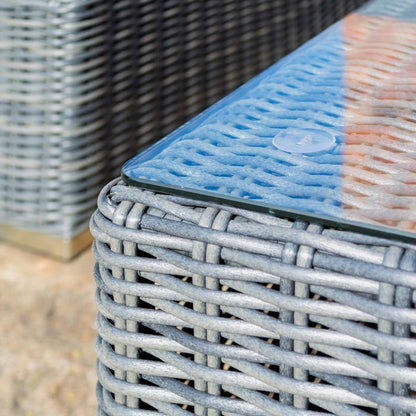 Vienna Lounger Set - Grey Weave