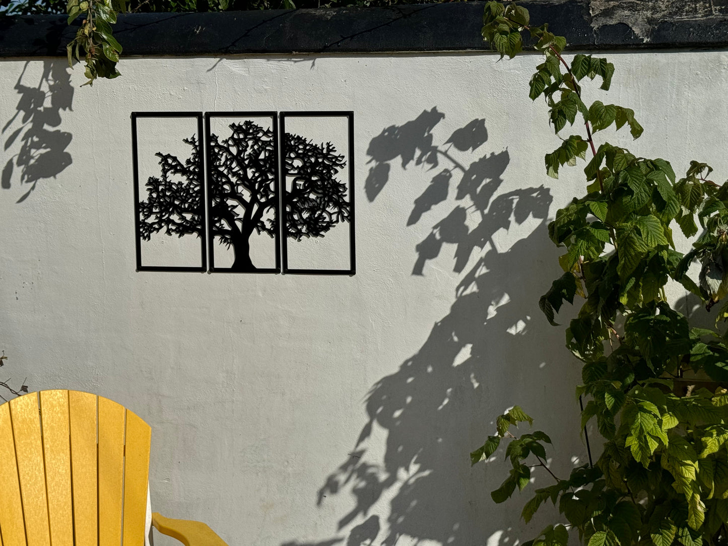 SunCatcher Wall Art Set of Three Panels Tree