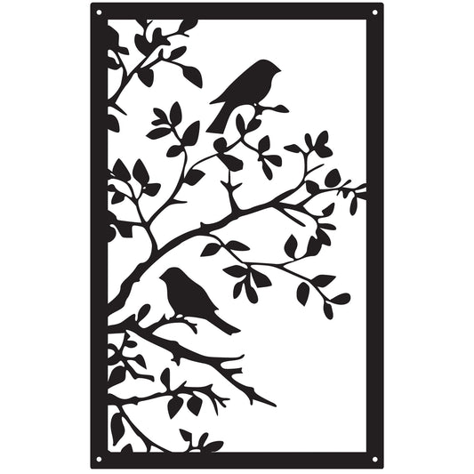 Song Birds in the Tree, SunCatcher Acrylic Wall Art Design
