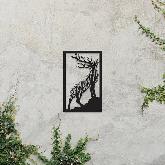 Roaring Stag, SunCatcher Wall Art Highland Stag Design
