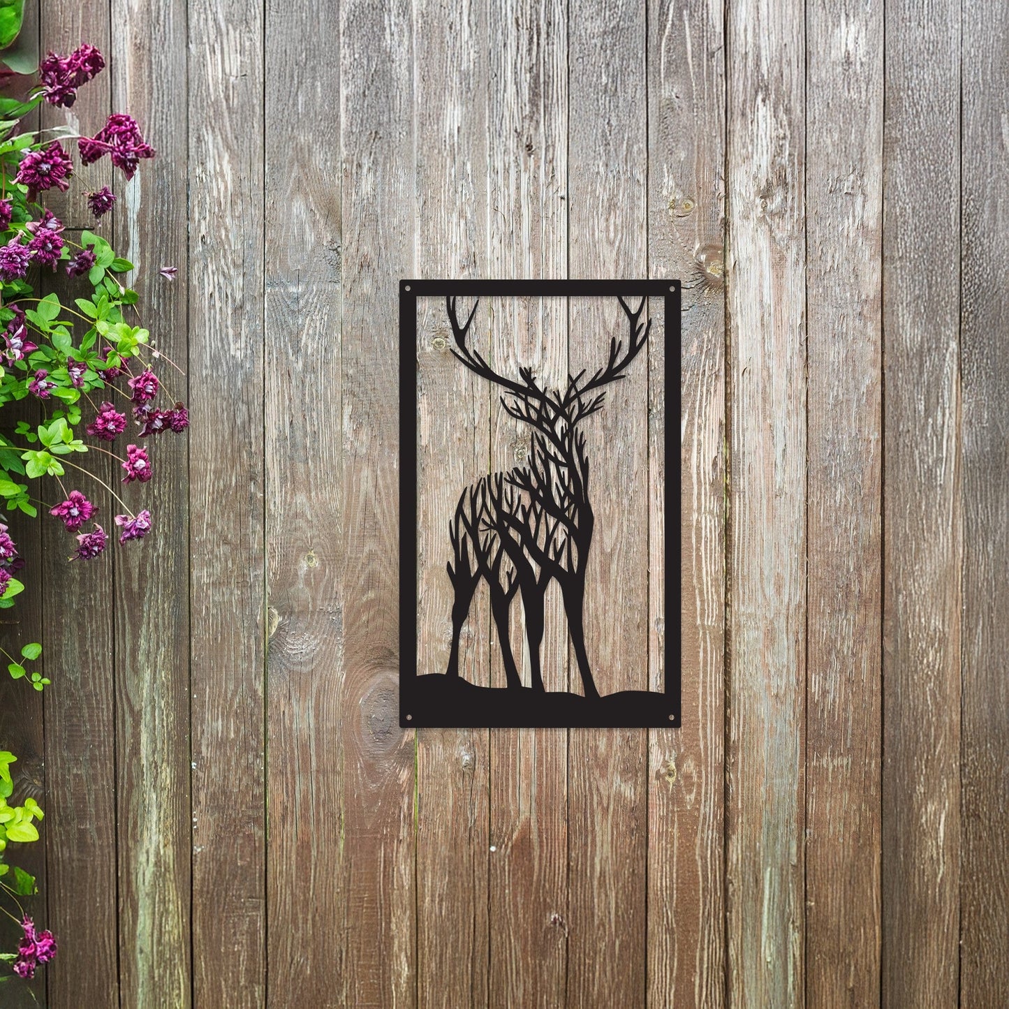 Staring Stag, SunCatcher Wall Art Highland Stag Design