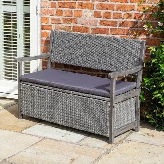 Alderley Rattan Storage Bench