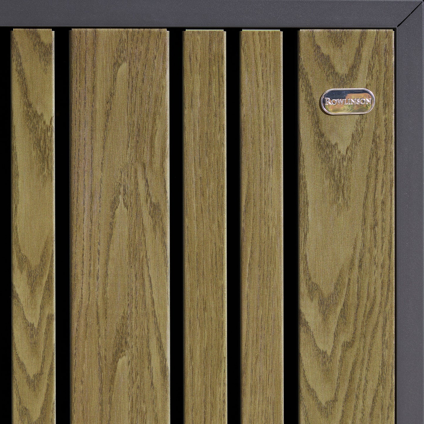 Rowlinson Wimbledon Single Bin Store - Anthracite/Oak