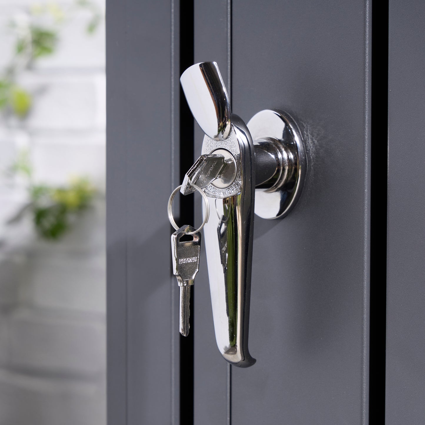 Rowlinson Wimbledon Triple Bin Store - Anthracite/Oak