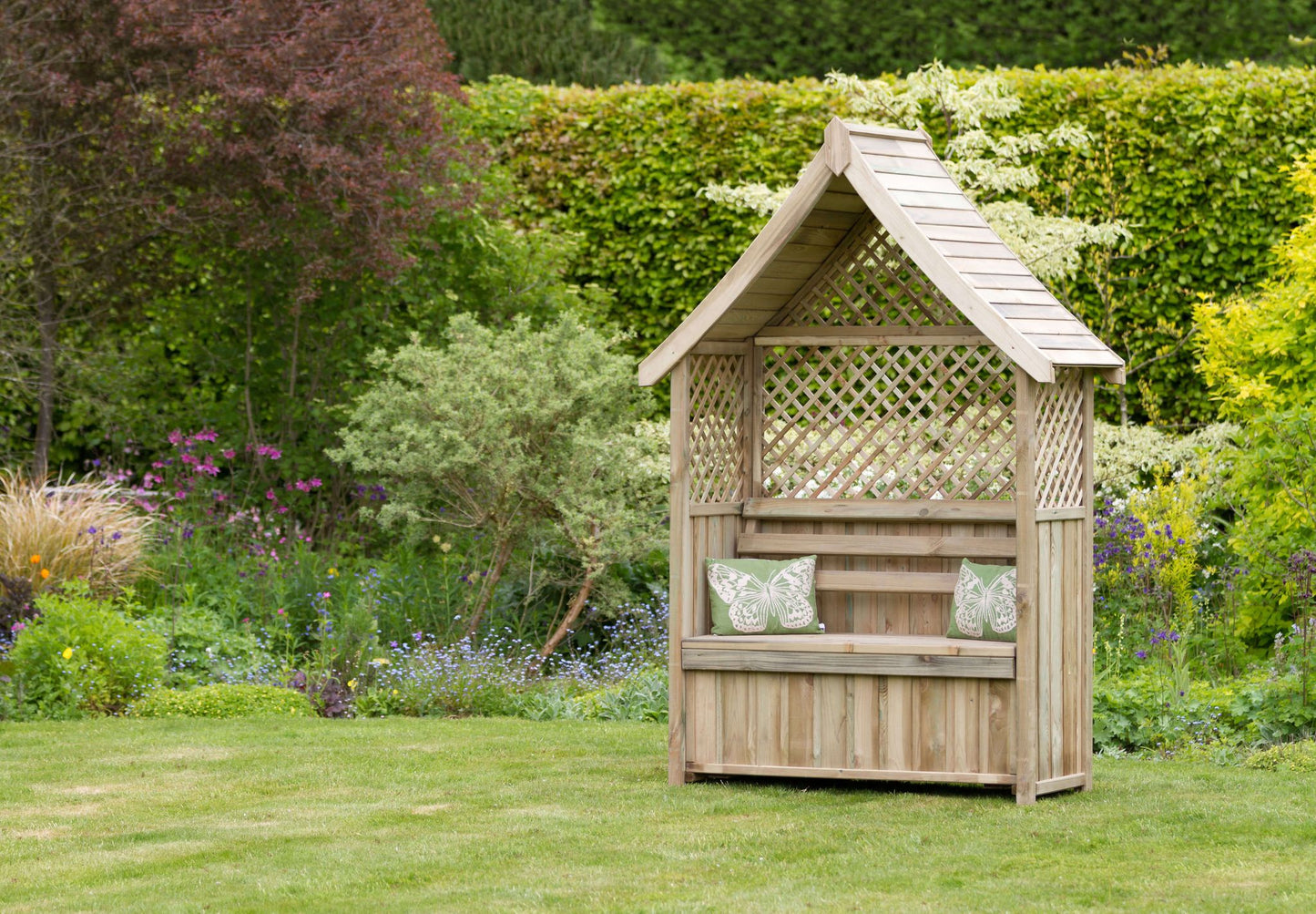 Norfolk Arbour with Storage Box