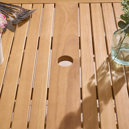 Ashdown Folding 6 Seat Oval Dining Set With Cushions