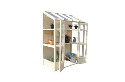 Victorian Tall Wall Greenhouse with Auto Vent