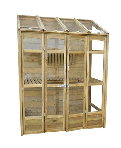 Victorian Tall Wall Greenhouse with Auto Vent