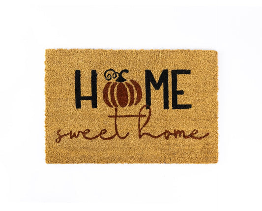 Home Sweet Home Autumn Coir Door Mat Seasonal Welcome Rug