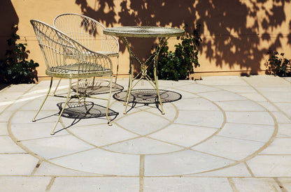 Baroque Oval Kit Limestone* (3200 x 2200mm)