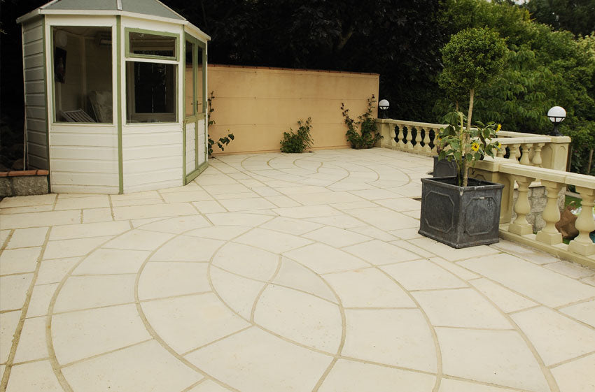 Baroque Oval Kit Limestone* (3200 x 2200mm)