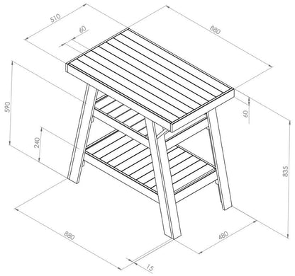 BBQ Side Table