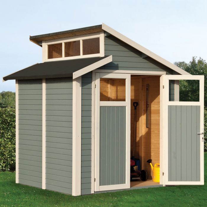 Rowlinson Skylight Shed light grey 7'x7'