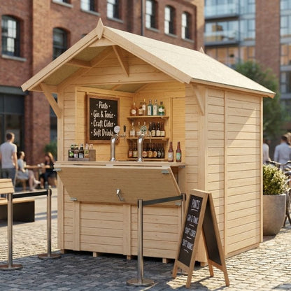 Bertilo Tongue & Groove Market Stall / Kiosk