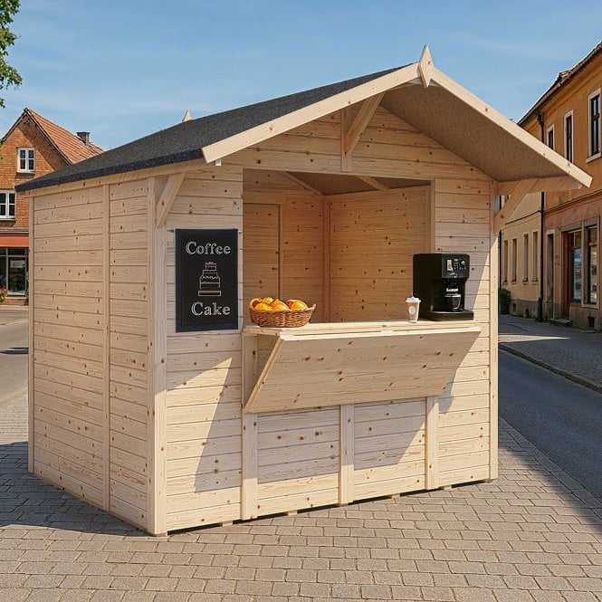 Bertilo Tongue & Groove Market Stall / Kiosk
