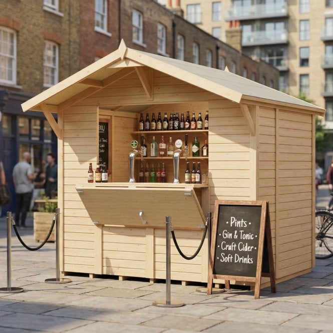 Bertilo Tongue & Groove Market Stall / Kiosk