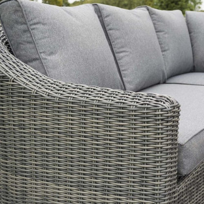Rowlinson Bunbury Corner Set Grey Weave