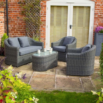 Rowlinson Bunbury Sofa Lounging Set Natural or Grey