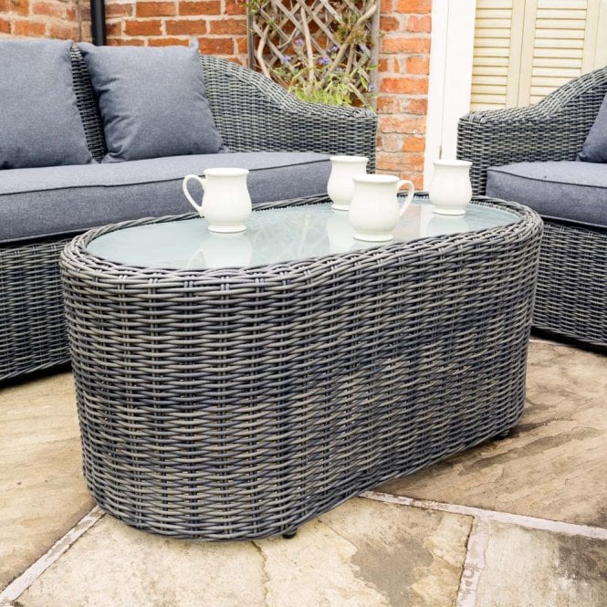 Rowlinson Bunbury Sofa Lounging Set Natural or Grey