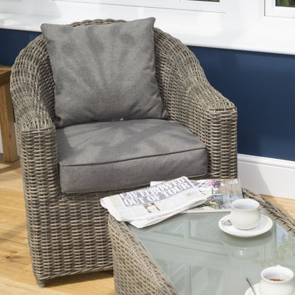 Rowlinson Bunbury Sofa Lounging Set Natural or Grey