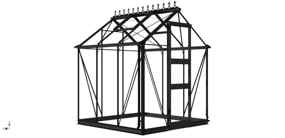 Halls Cotswold Burford 66 Greenhouse