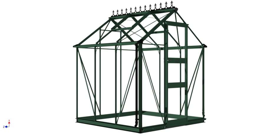 Halls Cotswold Burford 66 Greenhouse