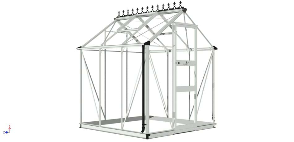 Halls Cotswold Burford 66 Greenhouse