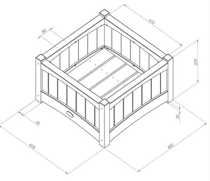 Chelsea Square Planter