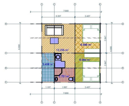 Fay Log Cabin 6mx6m - 44mm