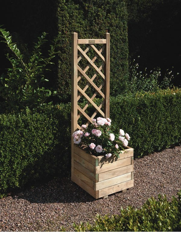 Rowlinson Square Planter With Lattice