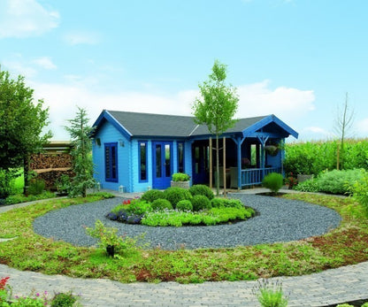 Geneva Log Cabin and veranda 3mx6m